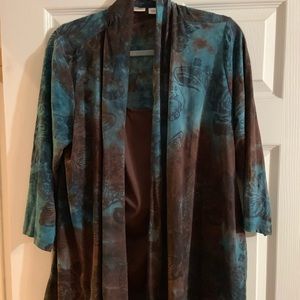 Blouse cover with built in top